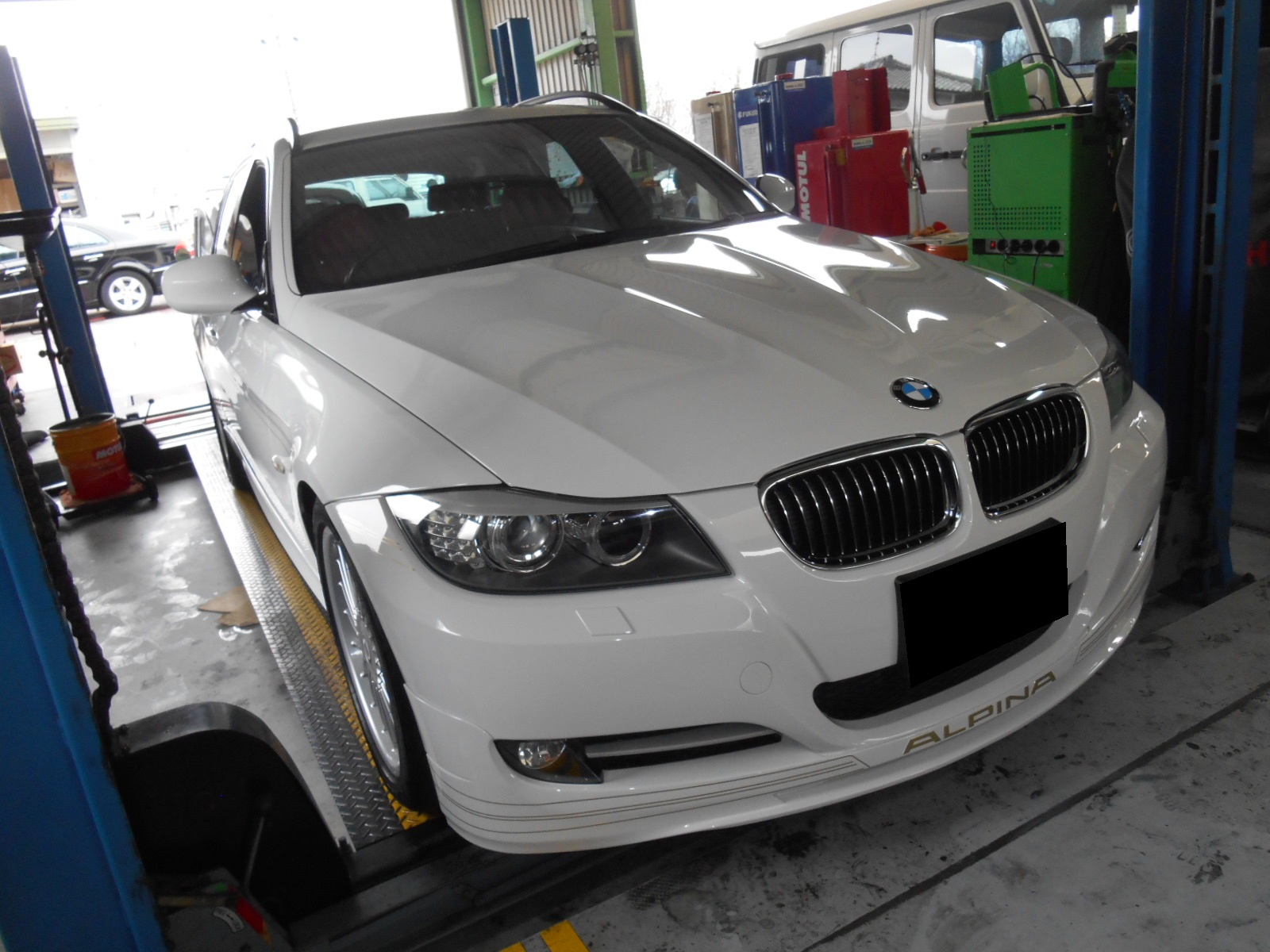 BMW3　アルピナ、車検整備とリフレッシュ。